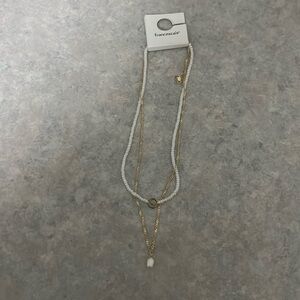 NWT * Francesca’s Pearl Layered Necklace